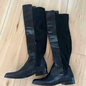 Clarks Black Over the Knee Boots